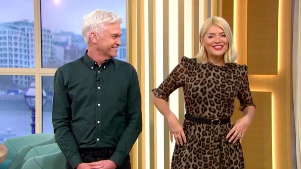 this morning's holly willoughby and phillip schofield