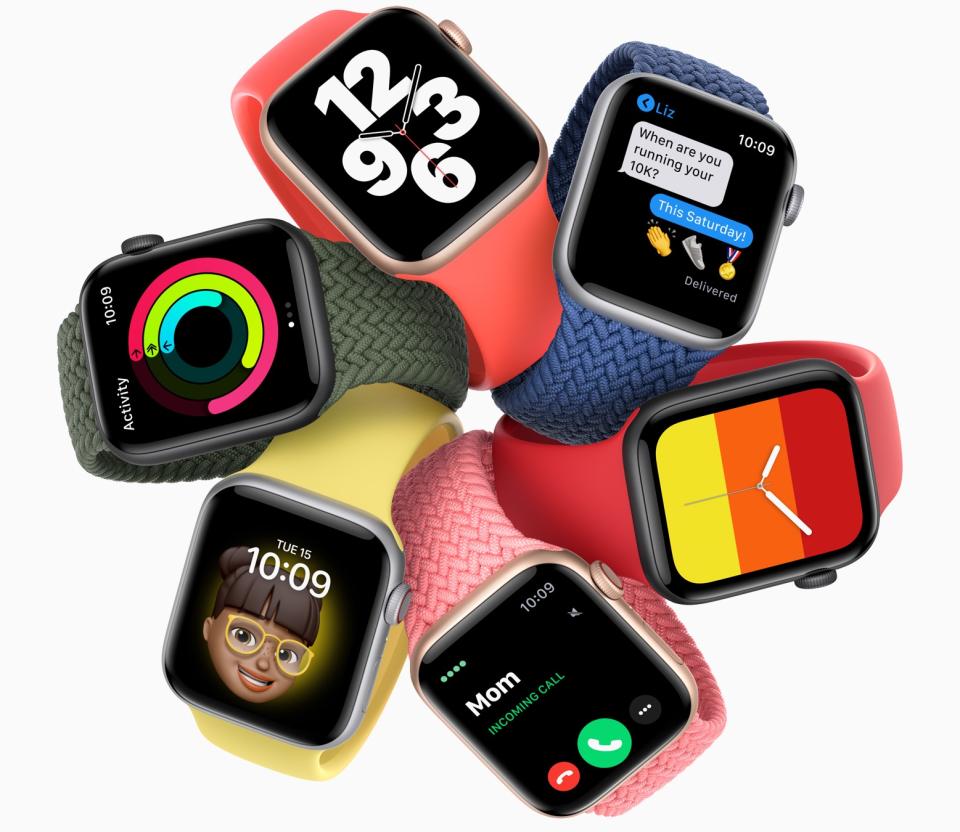 The Apple Watch SE is a great way to stay in touch and in shape throughout your hot vax summer. (Image: Apple)