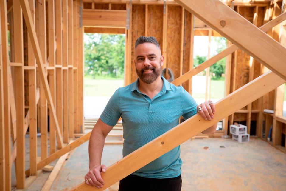 Many of the features and building materials used to construct Josh Morgerman’s new house in Old Town Bay St. Louis will make it safer against hurricane-strength winds and storm surge. Justin Mitchell/Sun Herald