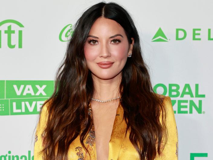 Olivia Munn at Global Citizen VAX LIVE: The Concert To Reunite The World in May 2021.