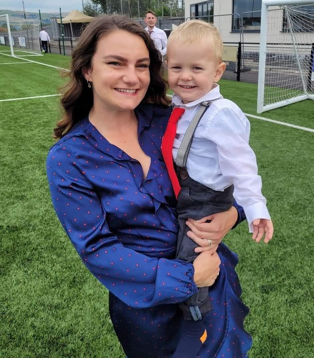 Grace Redmond and her son (Photo: Grace Redmond)