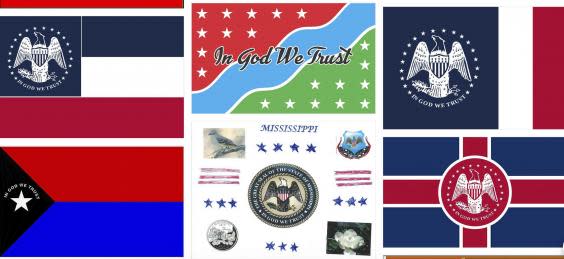 Magnolias, stars, a Gulf Coast lighthouse, a teddy bear, and even Kermit the Frog appear on some of the over 1,800 proposals submitted by the general public for a new Mississippi flag (AP)