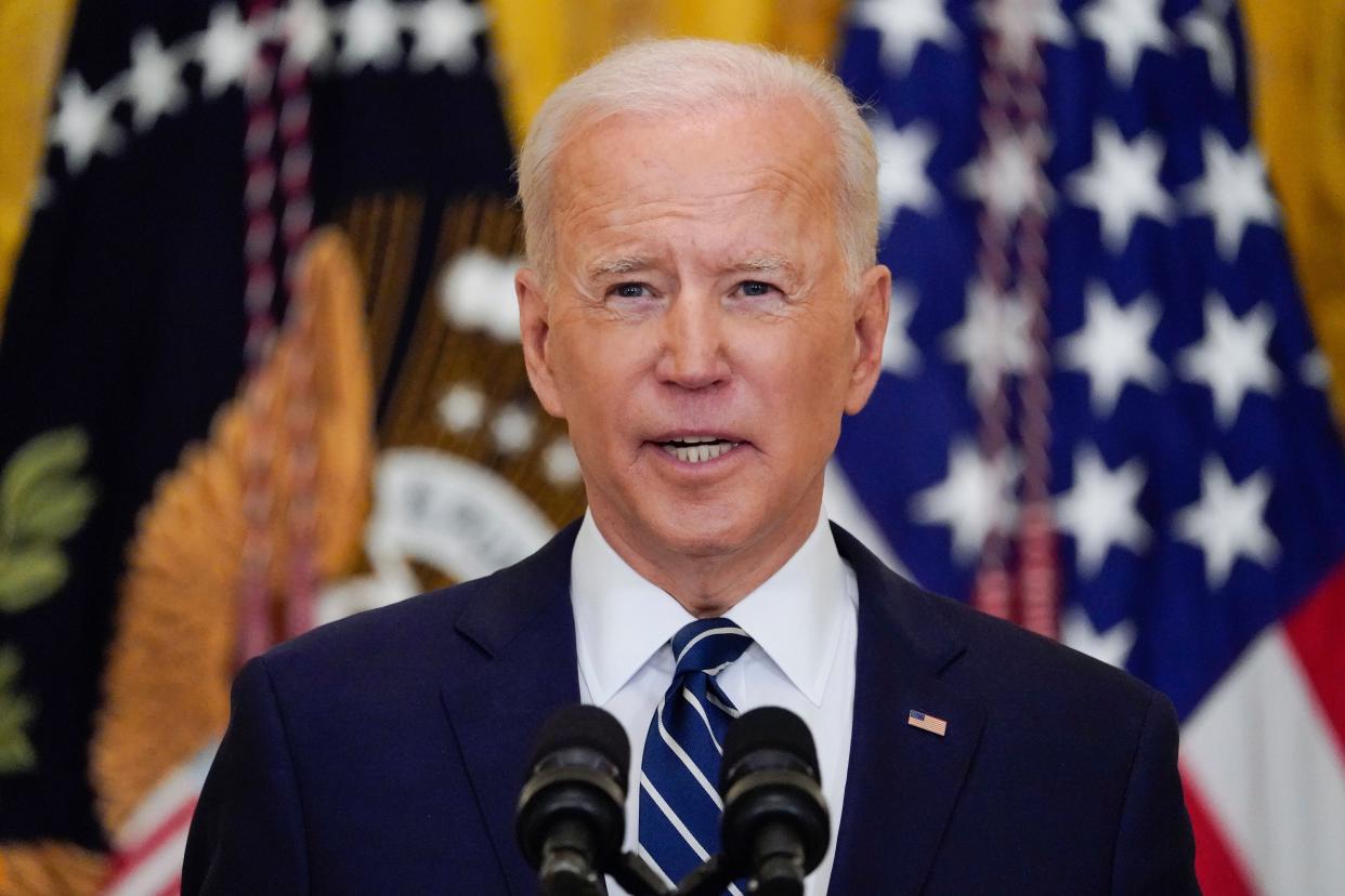 Biden Synthetic Opioids (Copyright 2021 The Associated Press. All rights reserved)