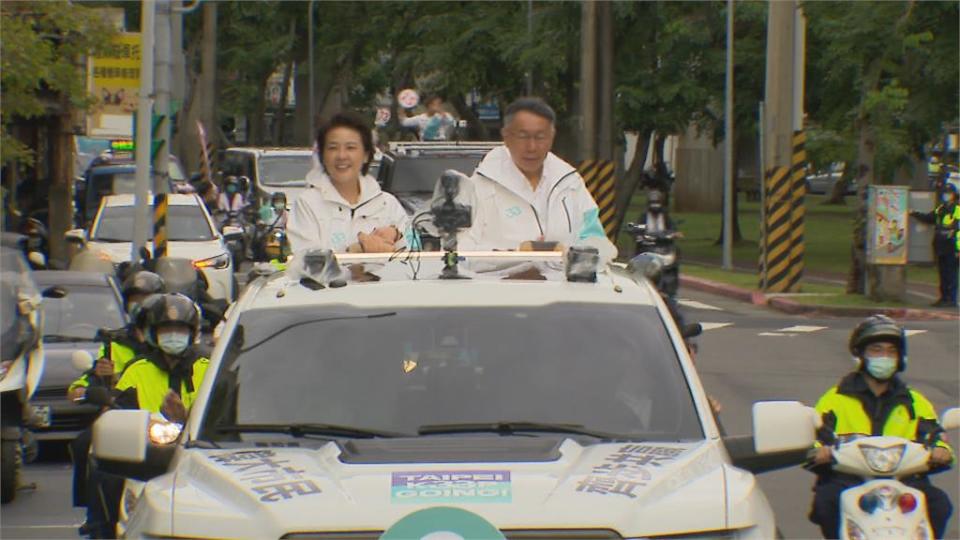 黃珊珊車隊謝票　民眾黨北市拿4席議員