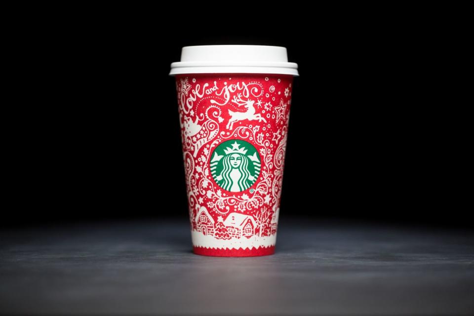 Starbucks holiday cups 2016