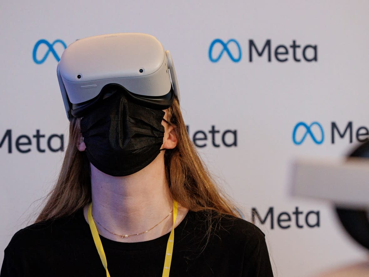 Meta recently announced plans to hire up to 2,500 more people in Canada, as part of a plan to pivot toward what is called the metaverse. (Evan Mitsui/CBC - image credit)