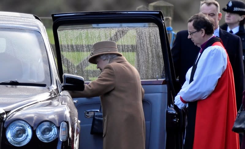 Members of the royal family attend church in Sandringham