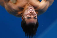 Canada's Alexandre Despatie performs a dive during the men's 3m springboard final at the London 2012 Olympic Games at the Aquatics Centre August 7, 2012. REUTERS/Michael Dalder (BRITAIN - Tags: SPORT DIVING OLYMPICS) 
