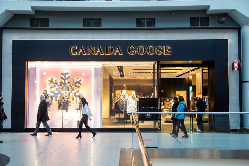 A Canada Goose store in Toronto