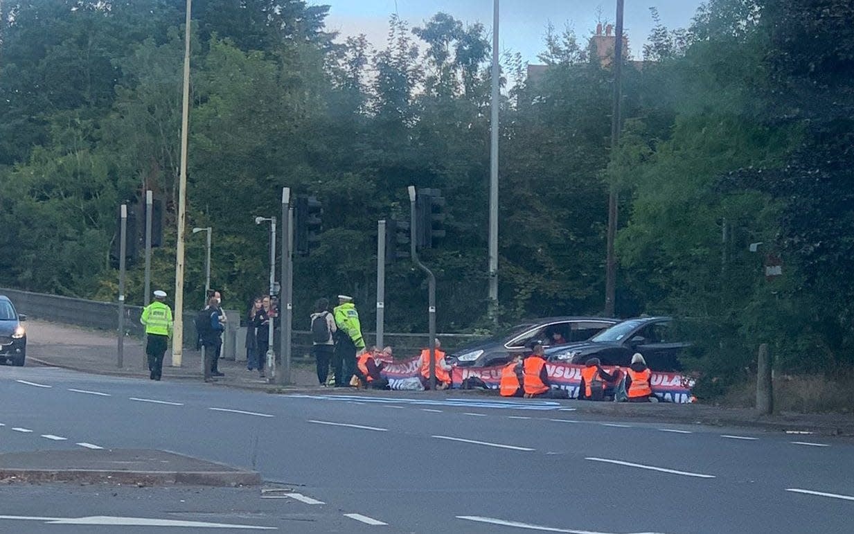 Insulate Britain: Police tackling M25 protesters delayed by traffic jams caused by demo - Camilla Tominey for The Telegraph