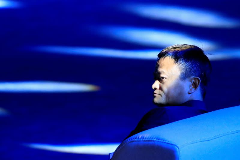 FILE PHOTO: Alibaba Group's Jack Ma attends the WAIC in Shanghai