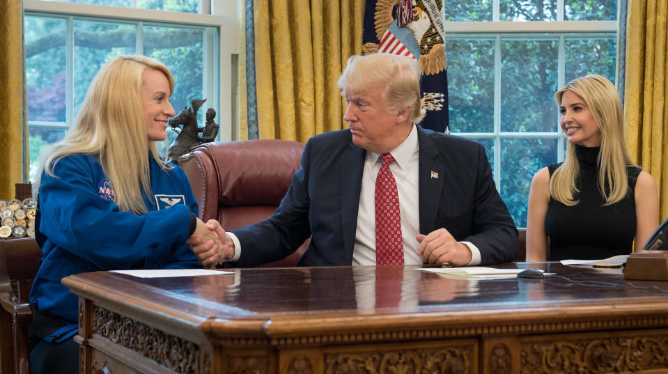 White House Calling! Astronaut Peggy Whitson Gets Congrats from President Trump & Ivanka