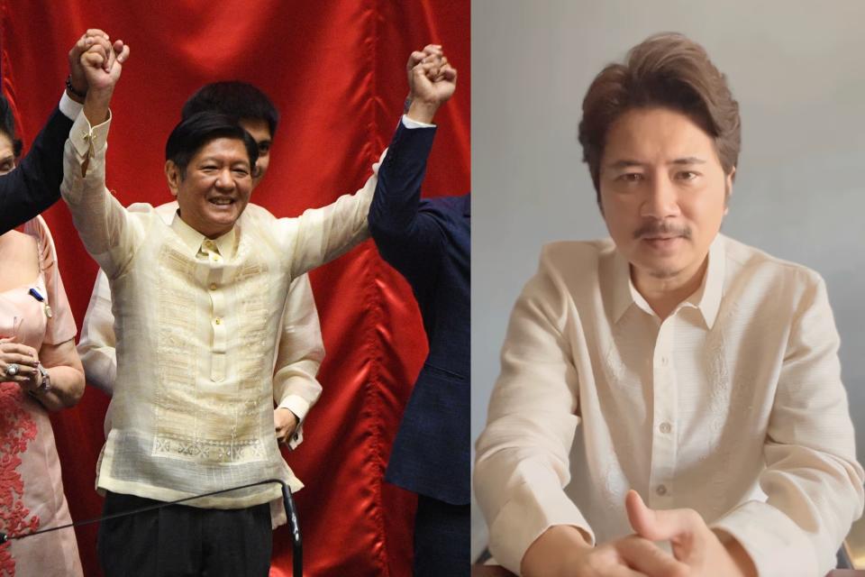 Filipino singer-actor Janno Gibbs took to Instagram to wish president-elect Ferdinand Marcos Jr. and vice-president elect Sara Duterte all the best after their electoral victory. (Images: Getty, Janno Gibbs/Instagram)
