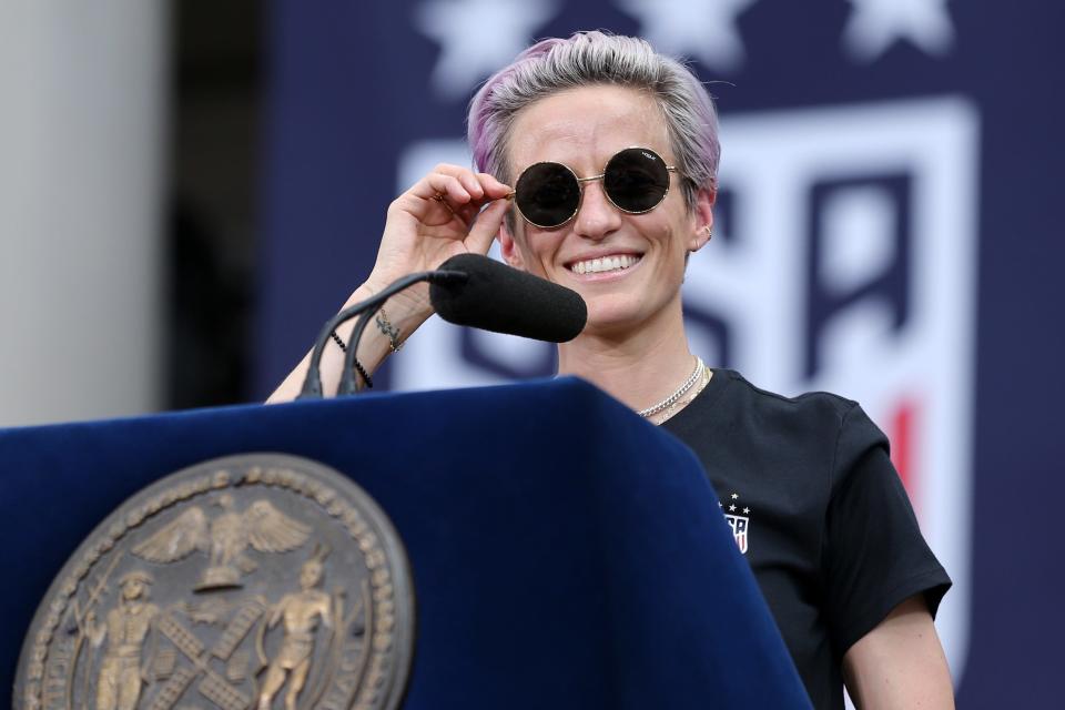 OL Reign forward Megan Rapinoe is among the players to opt out of the NWSL Challenge Cup.