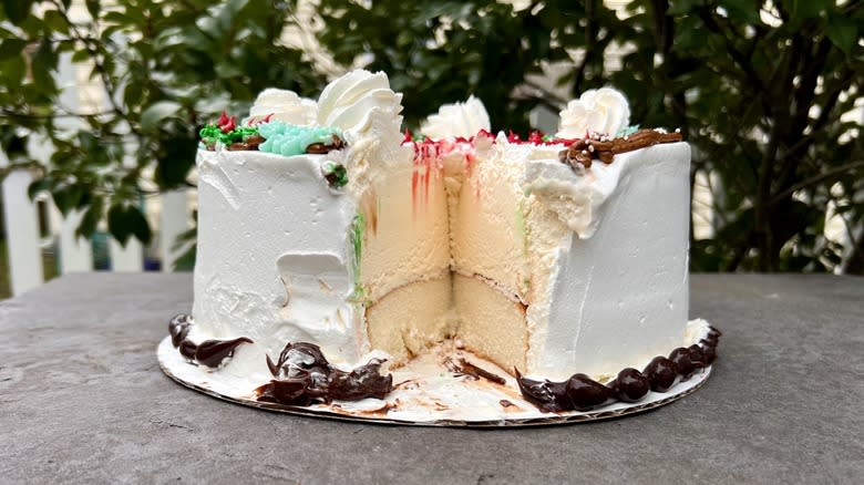 inside of cake