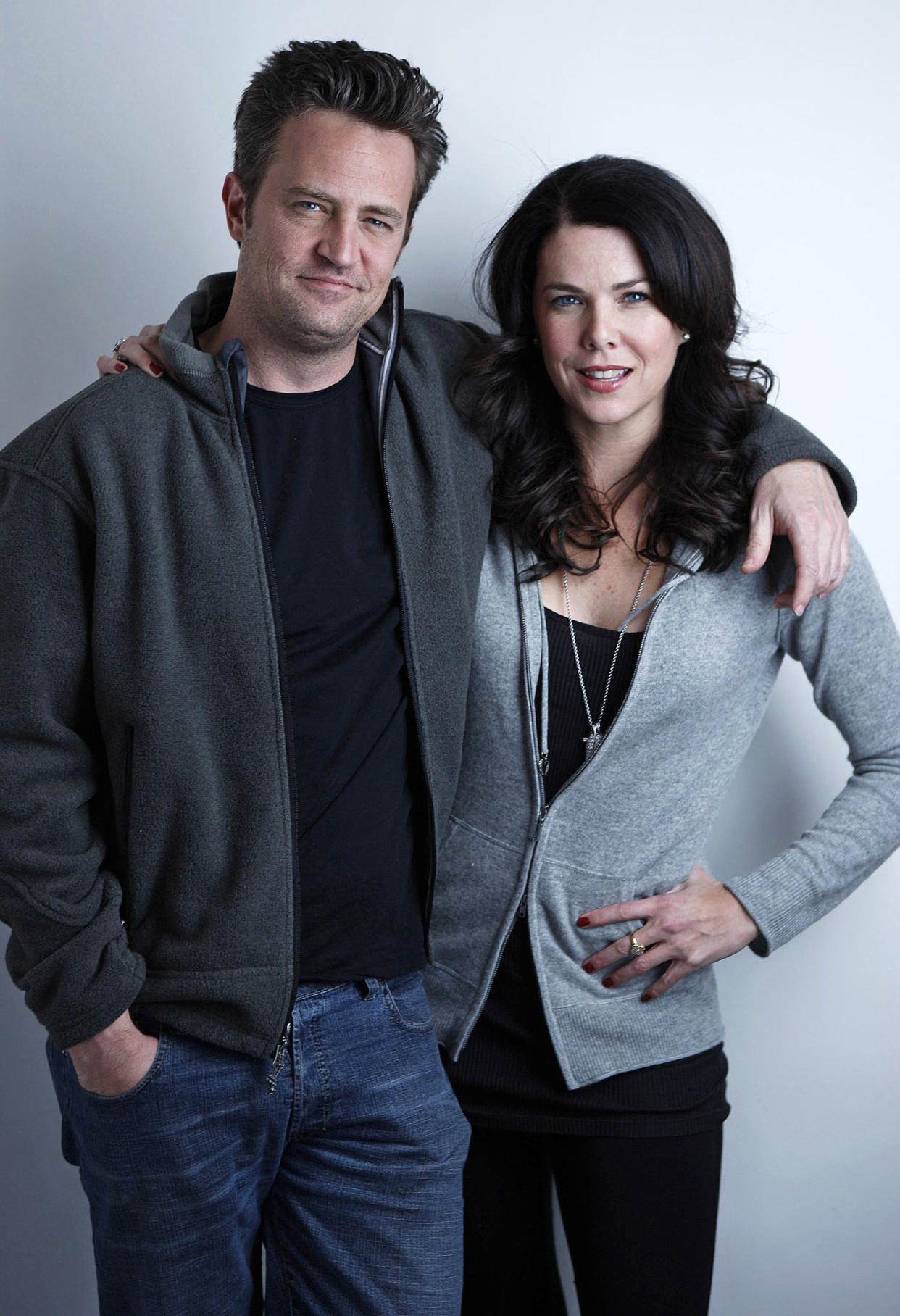 Portrait of Matthew Perry and Lauren Graham (Jeff Vespa / WireImage)