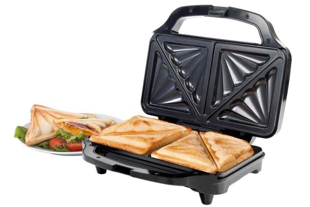 Russell Hobbs 4 Portion Deep Fill Sandwich Maker, 24550, Black