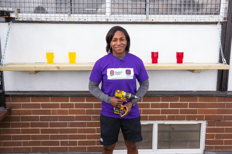 The former England ace reckons her grassroots experience laid the foundations for her thrilling rugby career