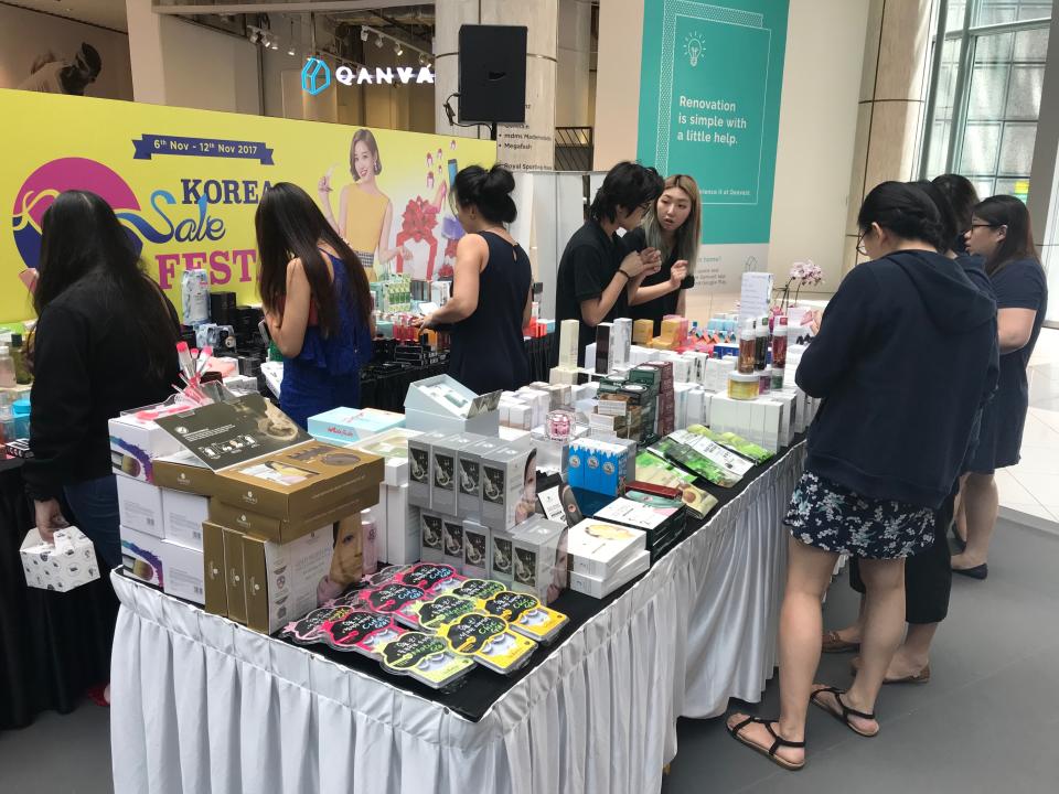 K-beauty products sold at Qoo10’s Korea Sale Festa (Photo: Yahoo Lifestyle Singapore)