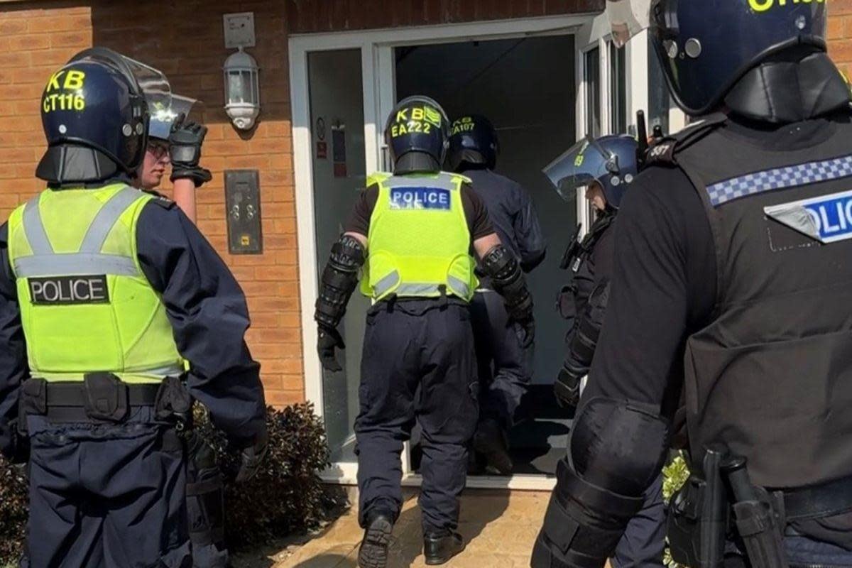 Sussex Police seized drugs and made arrests during a police operation <i>(Image: Sussex Police)</i>