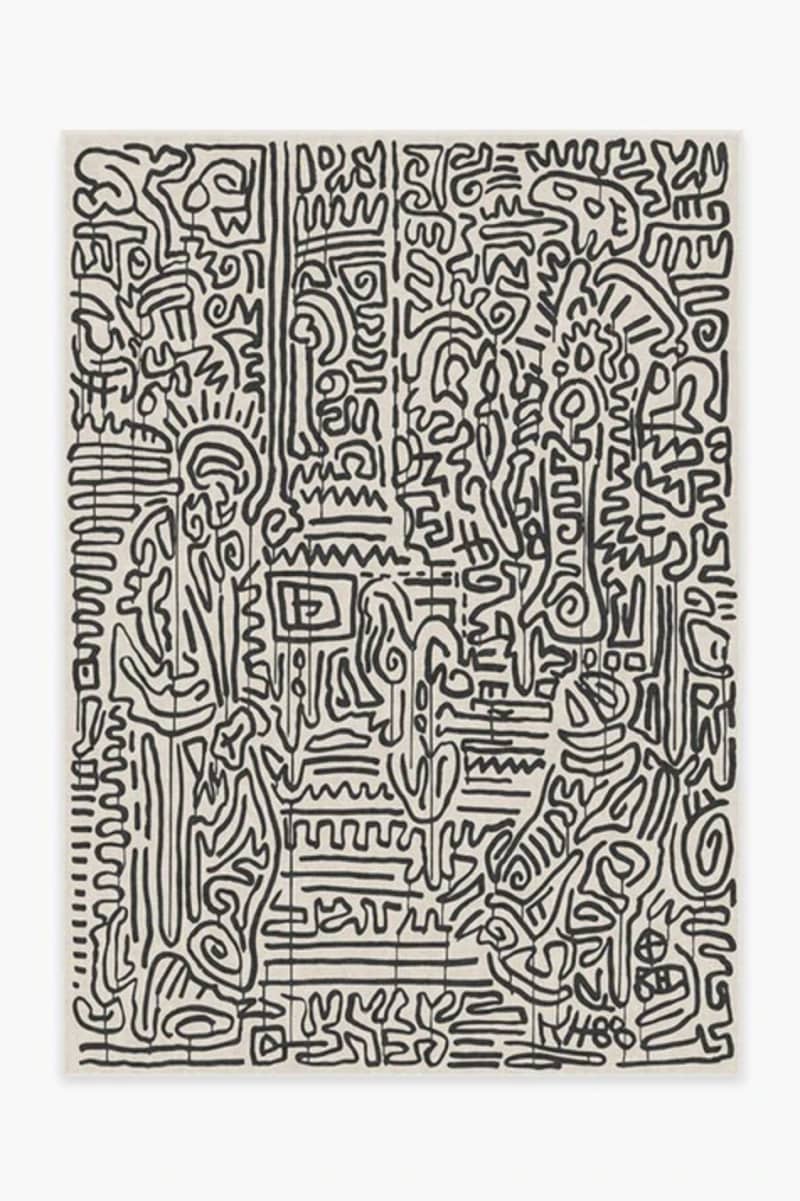 Keith Haring Freestyle Rug, 5' x 7'