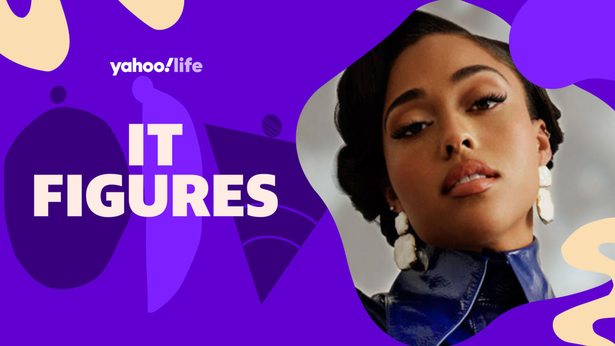 Jordyn Woods opens up about her journey with mental and physical health. (Photo: Shaniqwa Jarvis; designed by Quinn Lemmers)