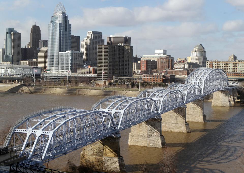 The Purple People Bridge is now pedestrian-only, and a popular venue for public and private events.