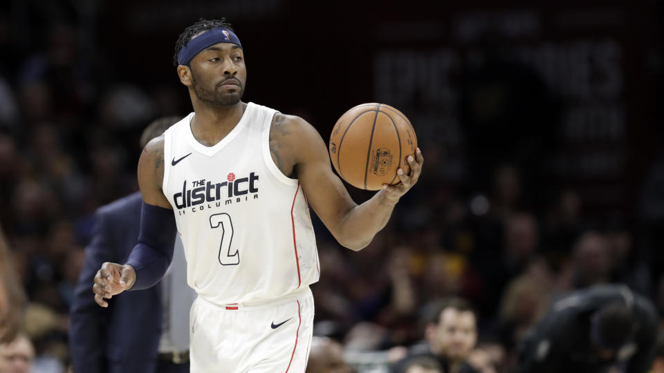 John Wall and the Wizards looked like two different teams on Thursday in Cleveland. (AP)