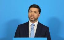 Britain's Work and Pensions Secretary, Stephen Crabb, speaks at a news conference in London, Britain June 29, 2016. REUTERS/Paul Hackett