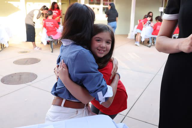 <p>Eric Charbonneau</p> Meghan Markle at Girls Inc. in Santa Barbara, California