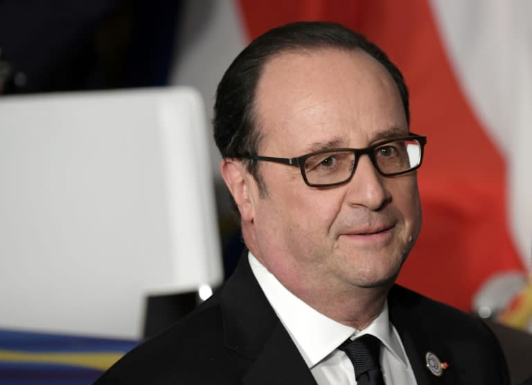 France's President Francois Hollande advised successors to stick closely to Europe so France would not contemplate its own Exit from the EU