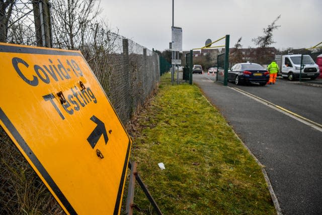 The site in Stoke Gifford opened on Monday morning (Ben Birchall/PA)