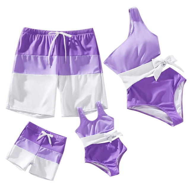 <p><a href="https://go.redirectingat.com?id=74968X1596630&url=https%3A%2F%2Fwww.walmart.com%2Fip%2FPatPat-Boys-Swim-Trunks-Colorblock-Swim-Shorts-Family-Matching-Swimsuits-for-Women-Men-Girls-Boys%2F5385719039&sref=https%3A%2F%2Fwww.thepioneerwoman.com%2Ffashion-style%2Fg60500788%2Fmatching-family-swimsuits%2F" rel="nofollow noopener" target="_blank" data-ylk="slk:Shop Now;elm:context_link;itc:0;sec:content-canvas" class="link ">Shop Now</a></p><p>Colorblock Matching Swimsuits</p><p>walmart.com </p><p>$17.99</p><span class="copyright">Walmart</span>