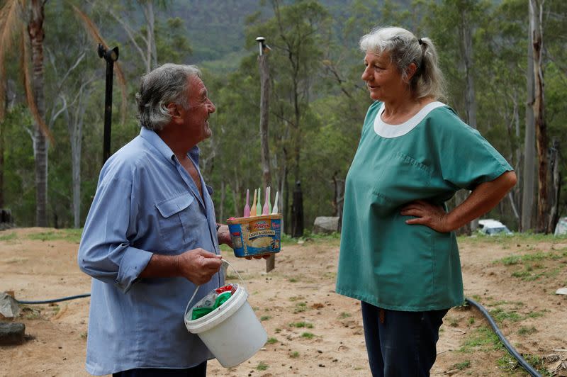 The Wider Image: At home with couple who saved baby kangaroos from the fires