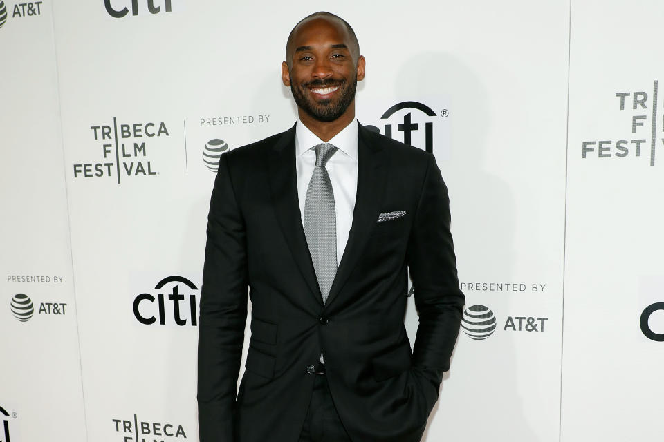 NEW YORK, NY - APRIL 23:  Kobe Bryant attends Tribeca Talks during the 2017 Tribeca Film Festival at Borough of Manhattan Community College on April 23, 2017 in New York City.  (Photo by Taylor Hill/Getty Images)