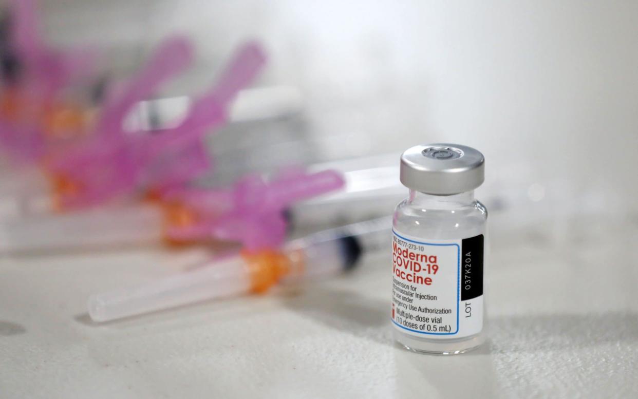 The Moderna Covid-19 vaccine is expensive but easier to store - Gary Coronado/POOL/EPA-EFE/Shutterstock 