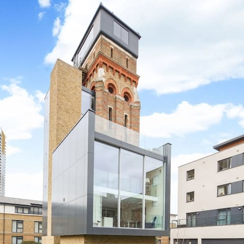 The Water Tower from Grand Designs is on the market with £3.6m through Sothebys International