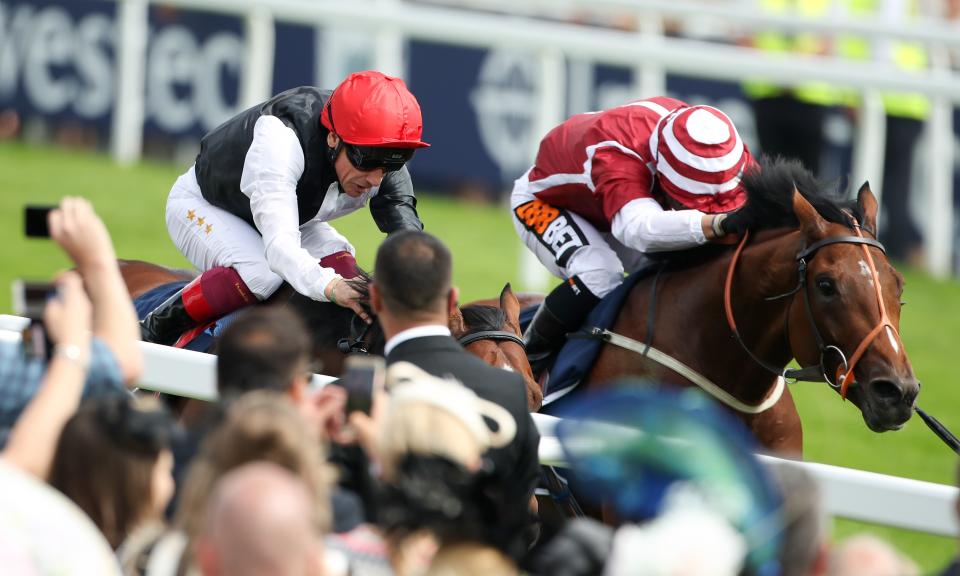 Cracksman was all out to win the Coronation Stakes at Epsom