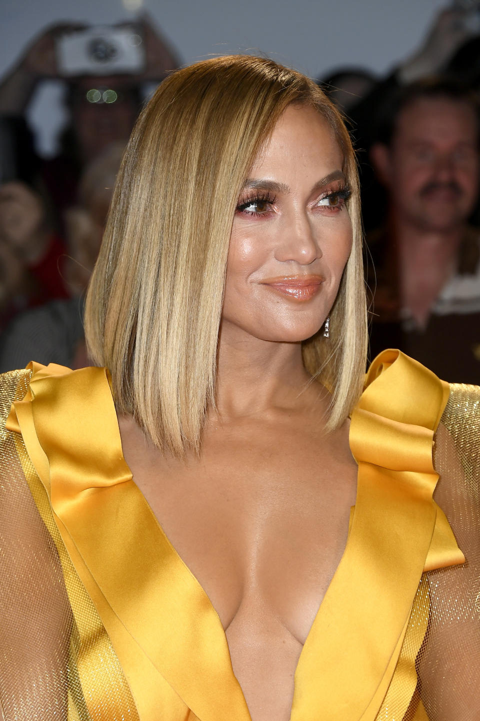 Jennifer Lopez at the "Hustlers" premiere at the Toronto International Film Festival on Sept. 7.