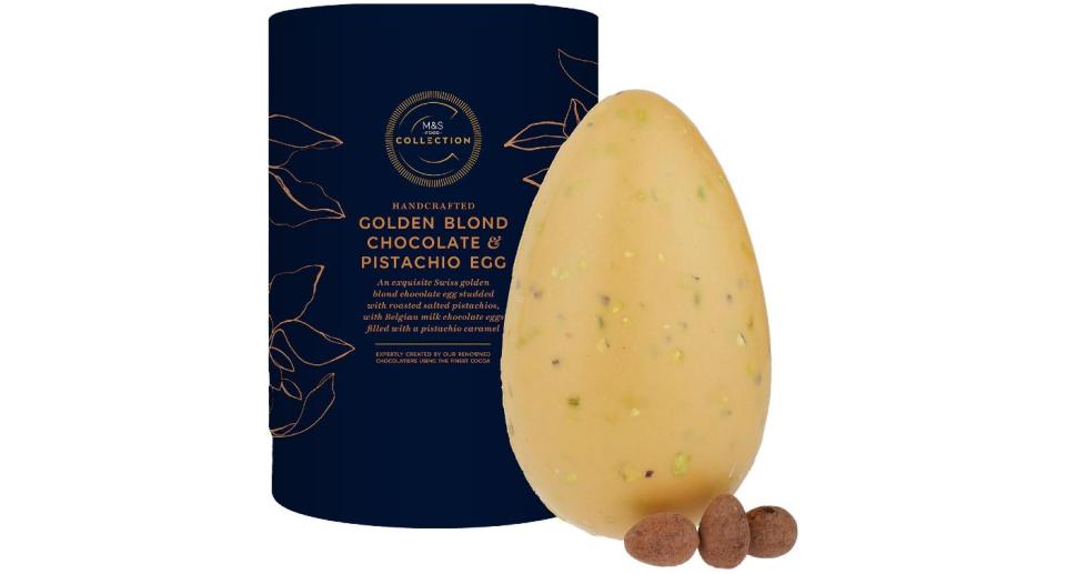 M&S Collection Golden Blond & Pistachio Egg (Marks and Spencer)