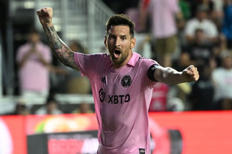 Lionel Messi and Inter Miami will play a Leagues Cup quarterfinal Friday in Fort Lauderdale, Fla. File Photo by Larry Marano/UPI