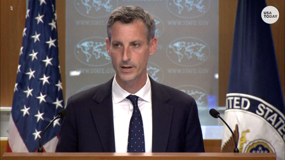 State Department spokesman Ned Price speaks during a news conference at the State Department, Monday, August 22, 2022, in Washington.