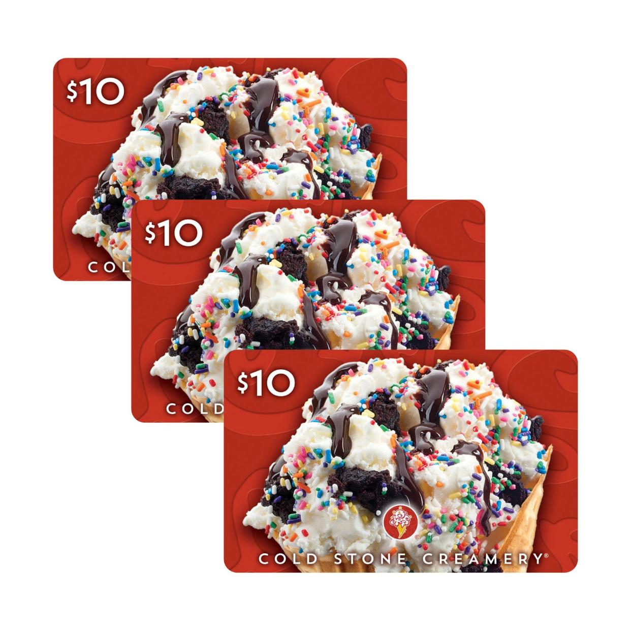 Cold Stone Creamery gift cards