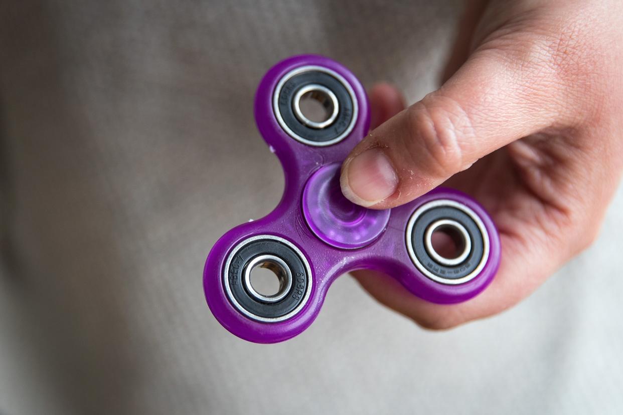 Fidget spinners will likely stop spinning soon. Source: Getty Images