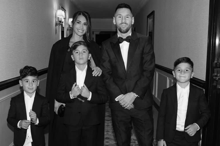 El secreto de la familia Messi a la hora de posar para las cámaras