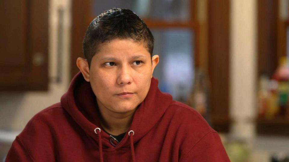 PHOTO: Former Navy electrician’s mate Annabel (Annie) Reyes successfully applied to have her discharge status upgraded after being removed from the military because of her sexual orientation.  (ABC News)