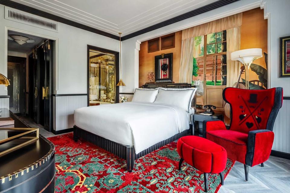 Guest room at Capella Hanoi