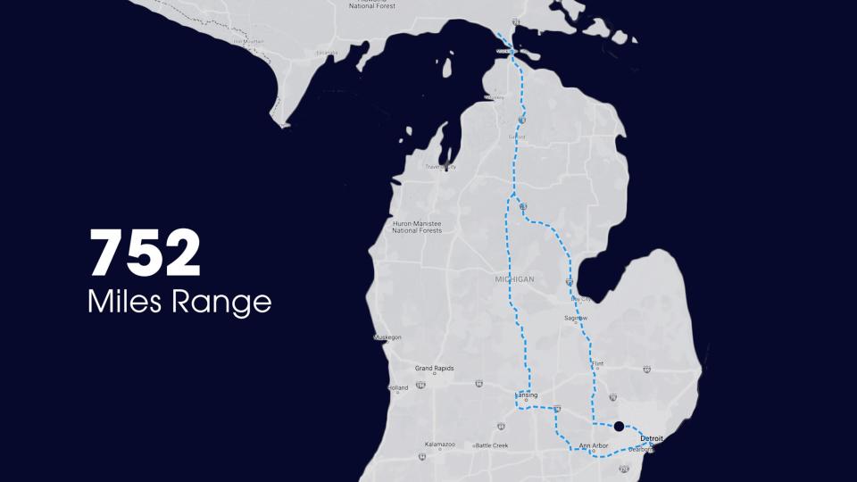 A battery from Novi battery maker Our Next Energy powered a 2021 Tesla S 752 miles on one charge during a trip to the U.P. in December.