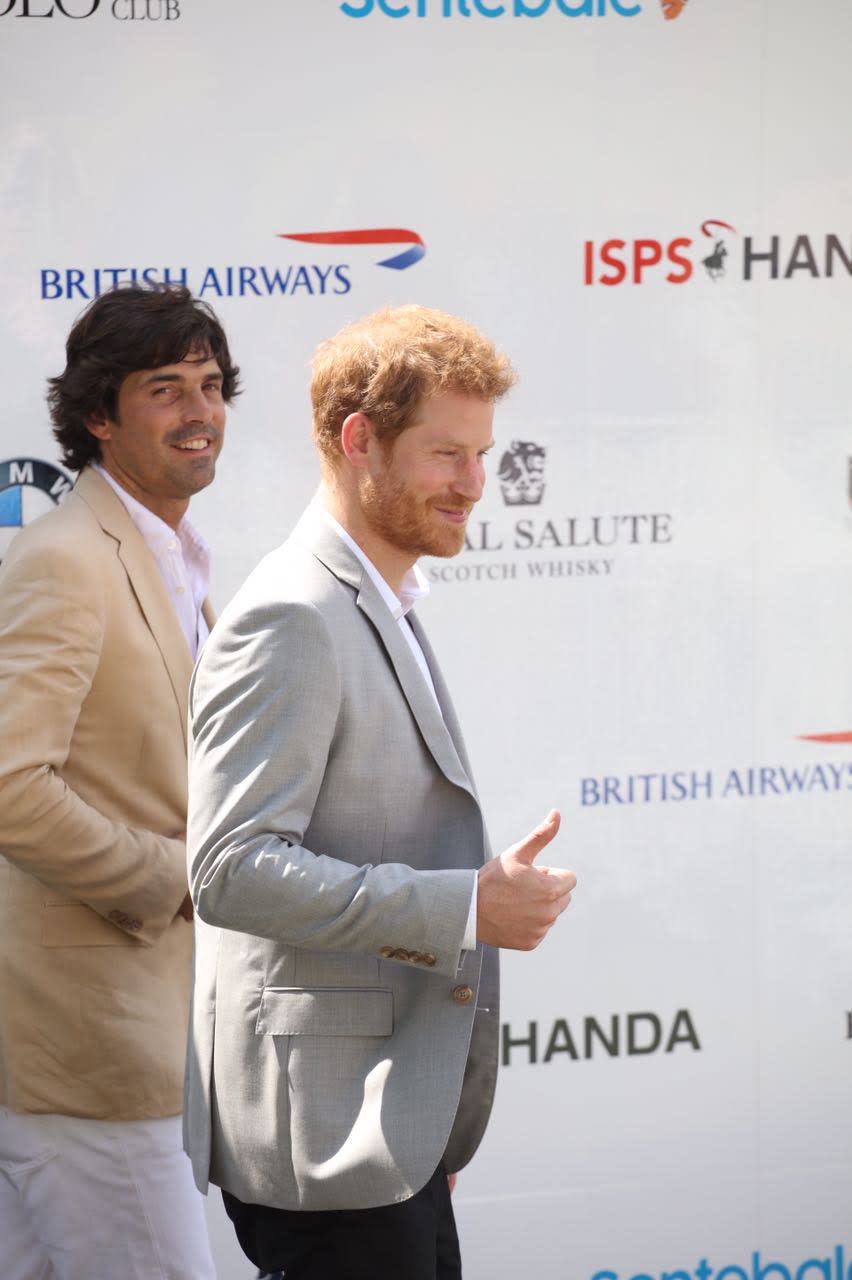 Prince Harry at the Singapore Polo Club