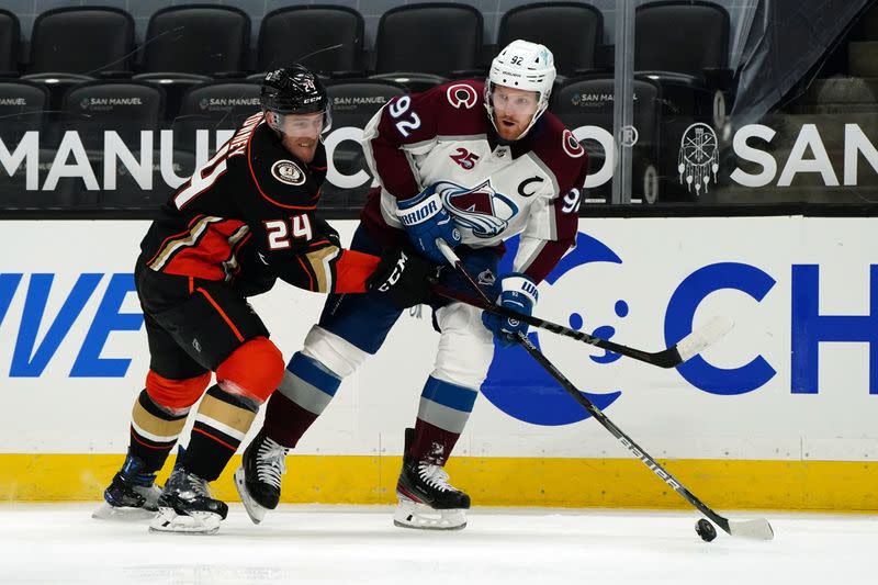 NHL: Colorado Avalanche at Anaheim Ducks